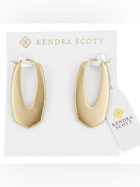 NWT Kendra Scott Pavé Hoop Earrings